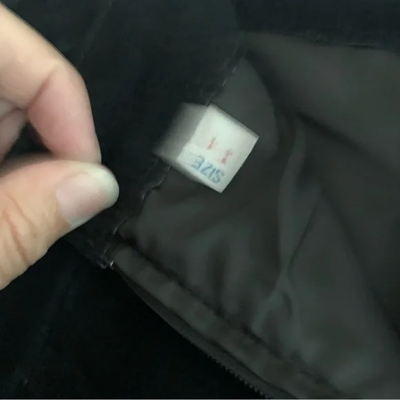 Vintage 1980s multicoloured leather patchwork mini size 14 - Picture 7 of 9